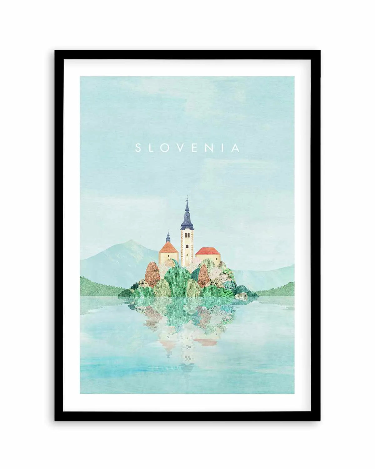 Slovenia by Henry Rivers Art Print from Olive et Oriel where you can shop wallpaper and artworks online
