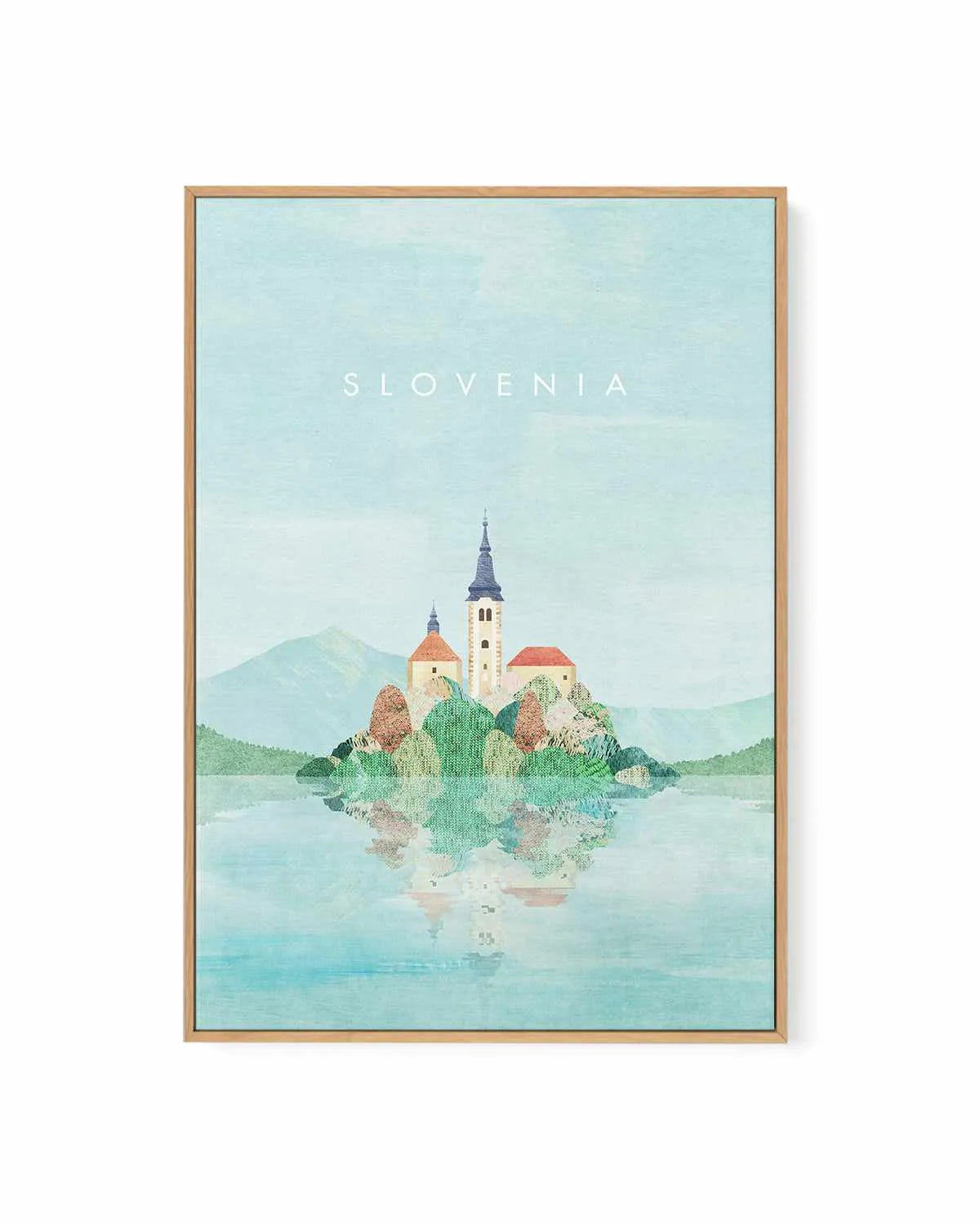 Slovenia by Henry Rivers | Framed Canvas Art Print from Olive et Oriel where you can shop wallpaper and artworks online