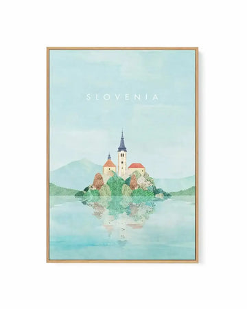Slovenia by Henry Rivers | Framed Canvas Art Print from Olive et Oriel where you can shop wallpaper and artworks online