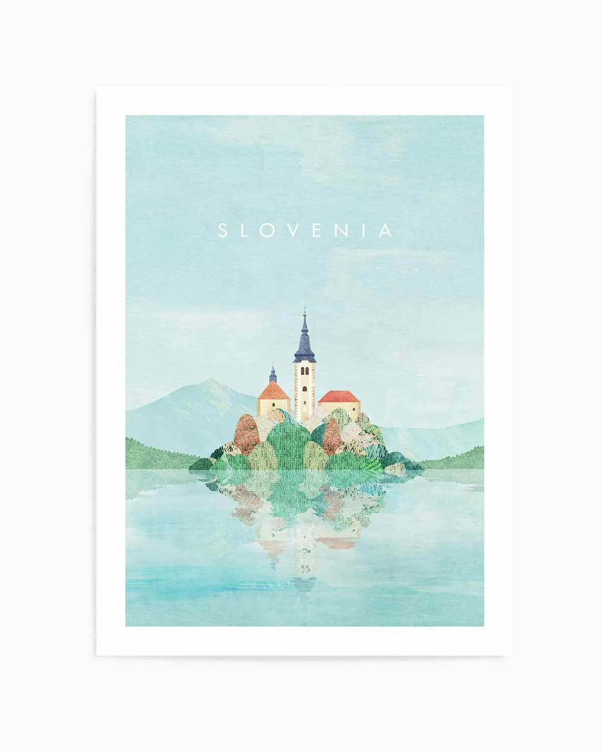 Slovenia by Henry Rivers Art Print from Olive et Oriel where you can shop wallpaper and artworks online