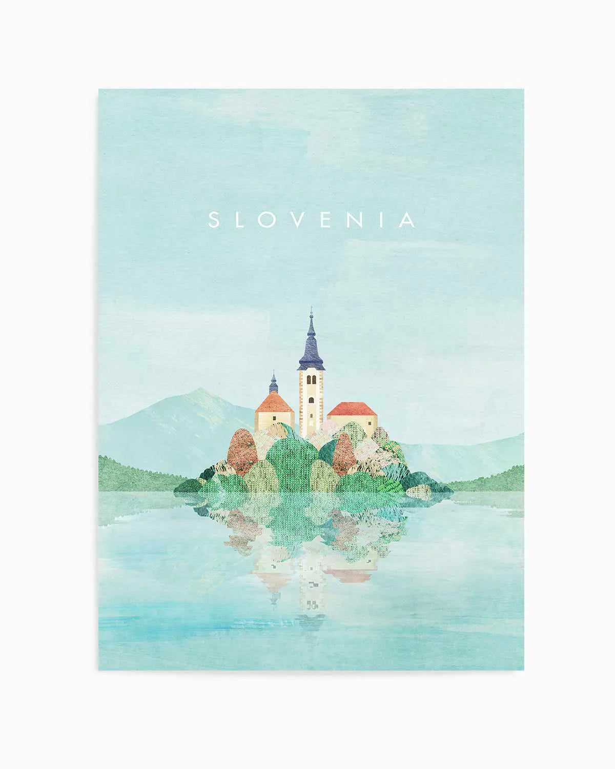 Slovenia by Henry Rivers Art Print from Olive et Oriel where you can shop wallpaper and artworks online
