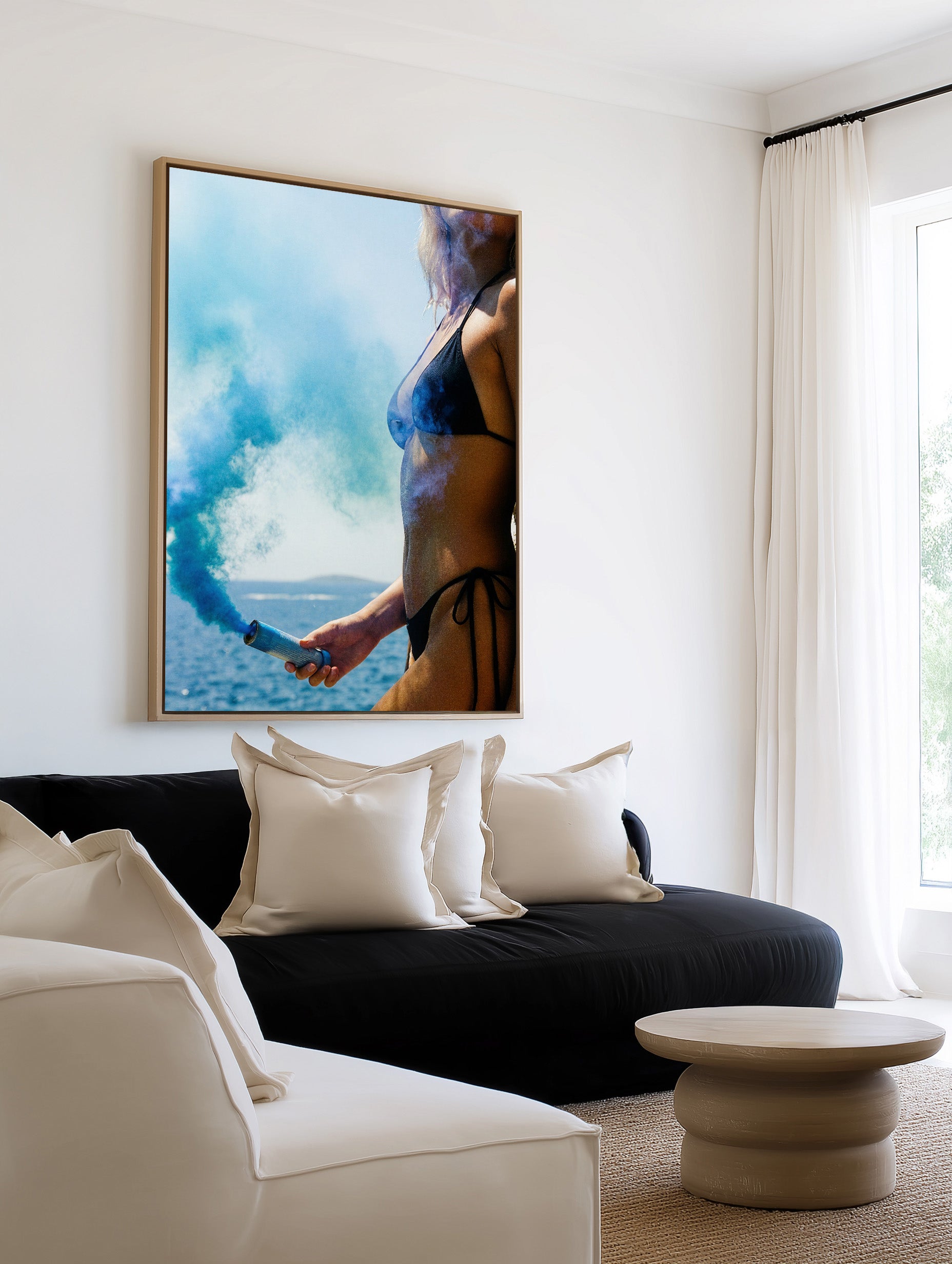 Slow Burn | Framed Canvas Art Print