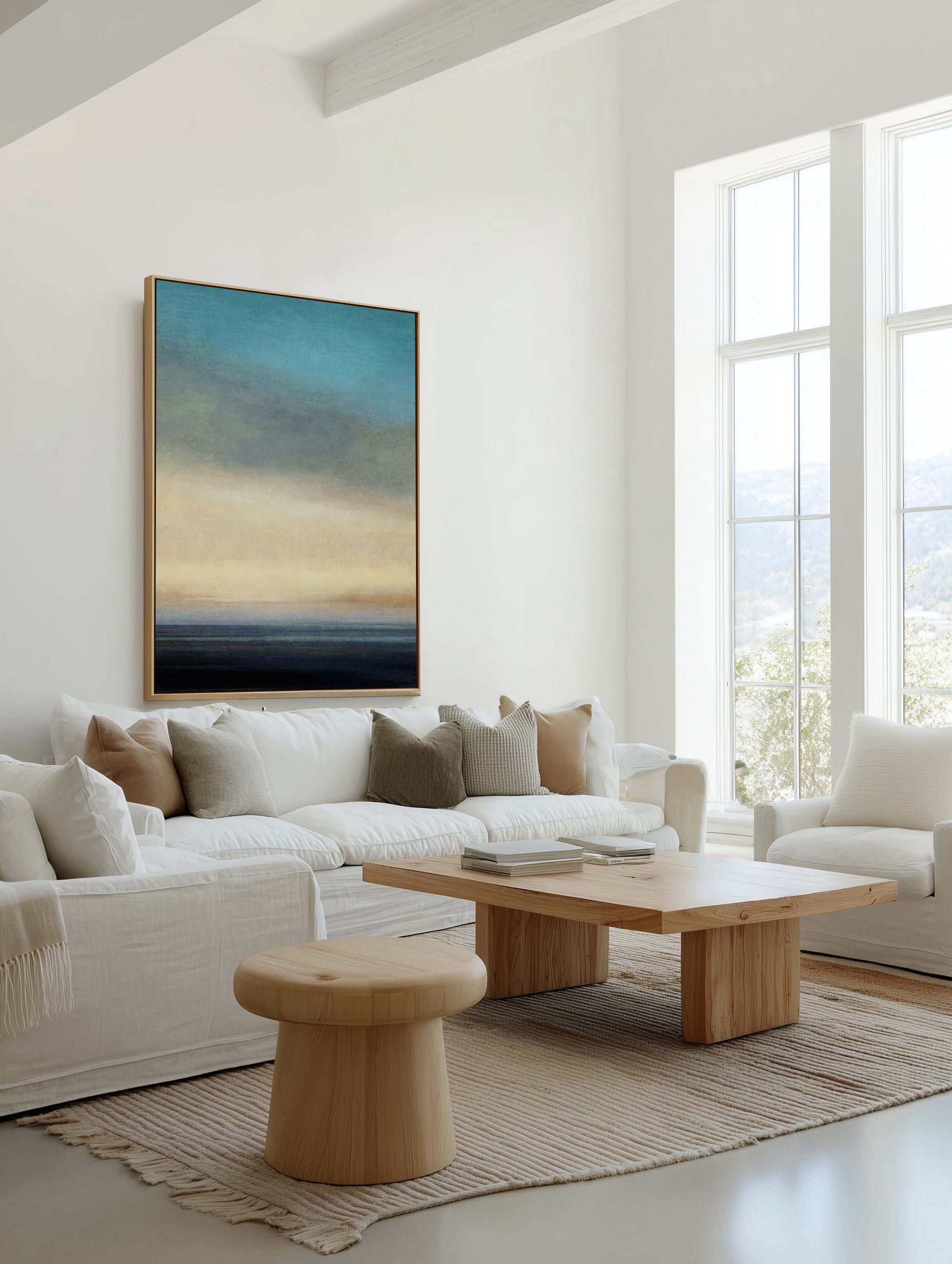 Slow Dive 1 by Suzanne Nicoll | Framed Canvas Art Print