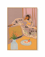 Slow Down Sunday by Arty Guava | Framed Canvas Art Print