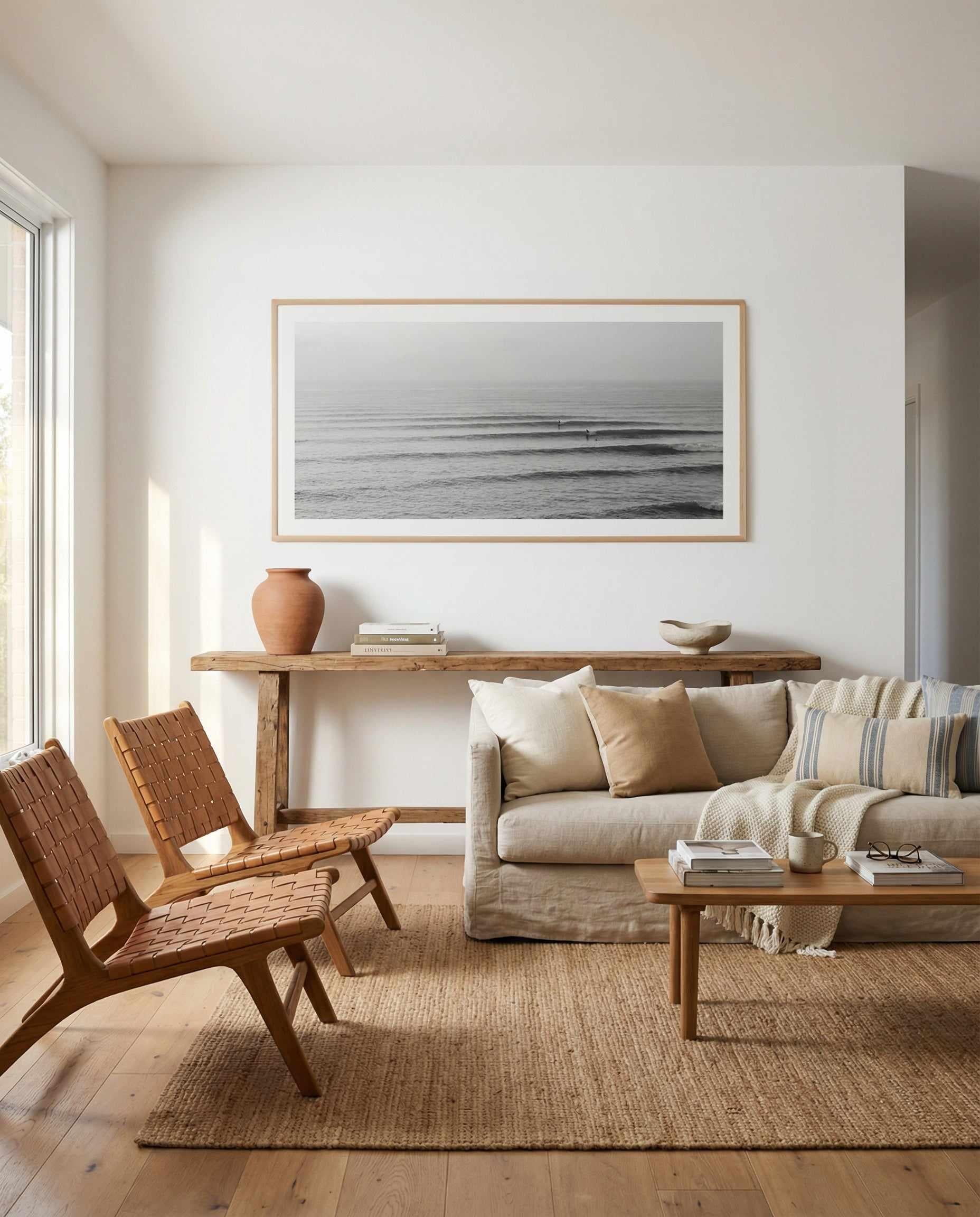 Slow Sets | Panoramic Art Print from Olive et Oriel where you can shop wallpaper and artworks online