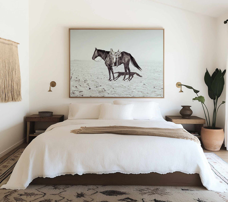 Solo Stang II by Rylee Olsen | Framed Canvas Art Print from Olive et Oriel where you can shop wallpaper and artworks online