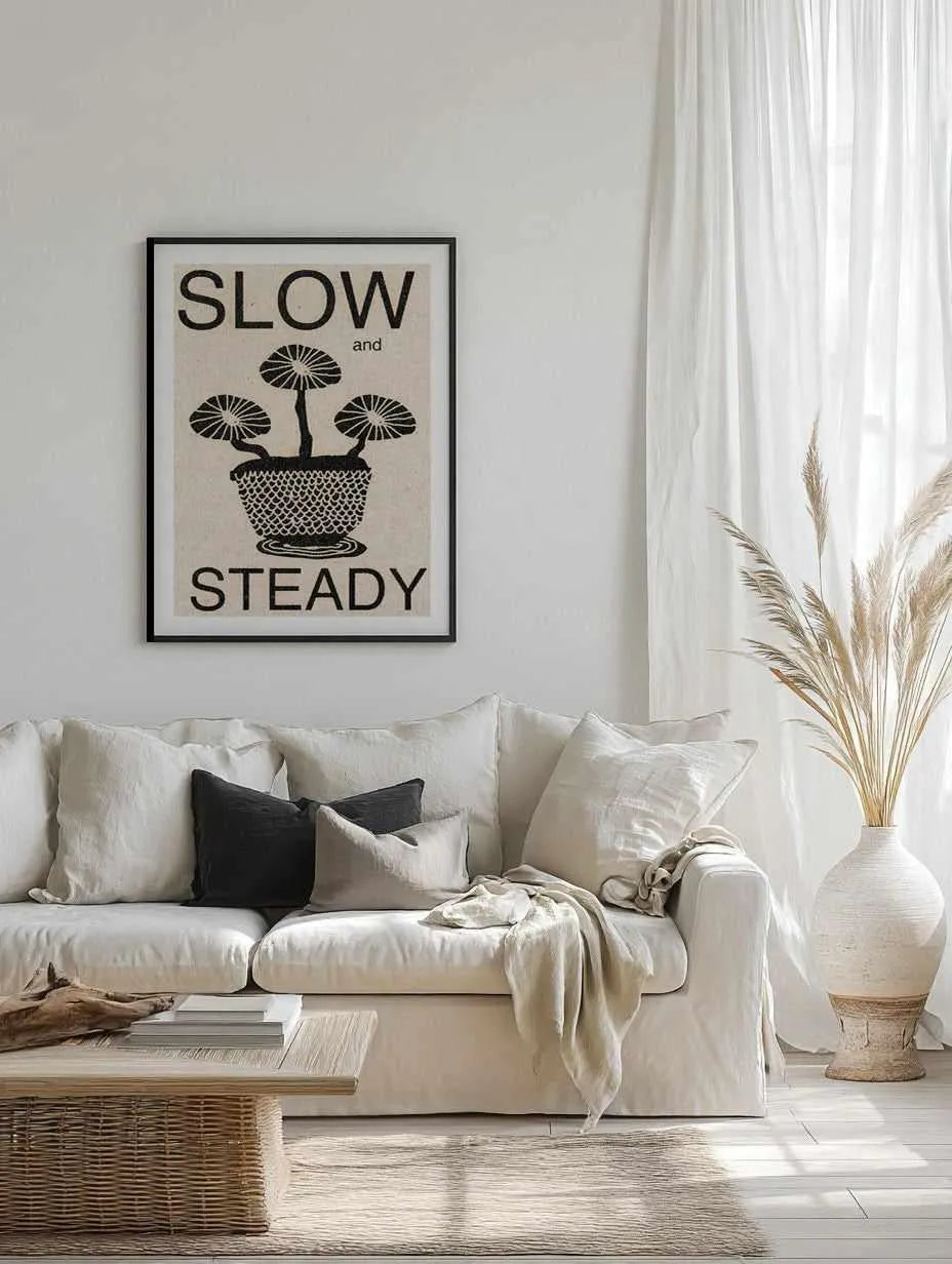 Slow and Steady by David Schmitt Art Print from Olive et Oriel where you can shop wallpaper and artworks online