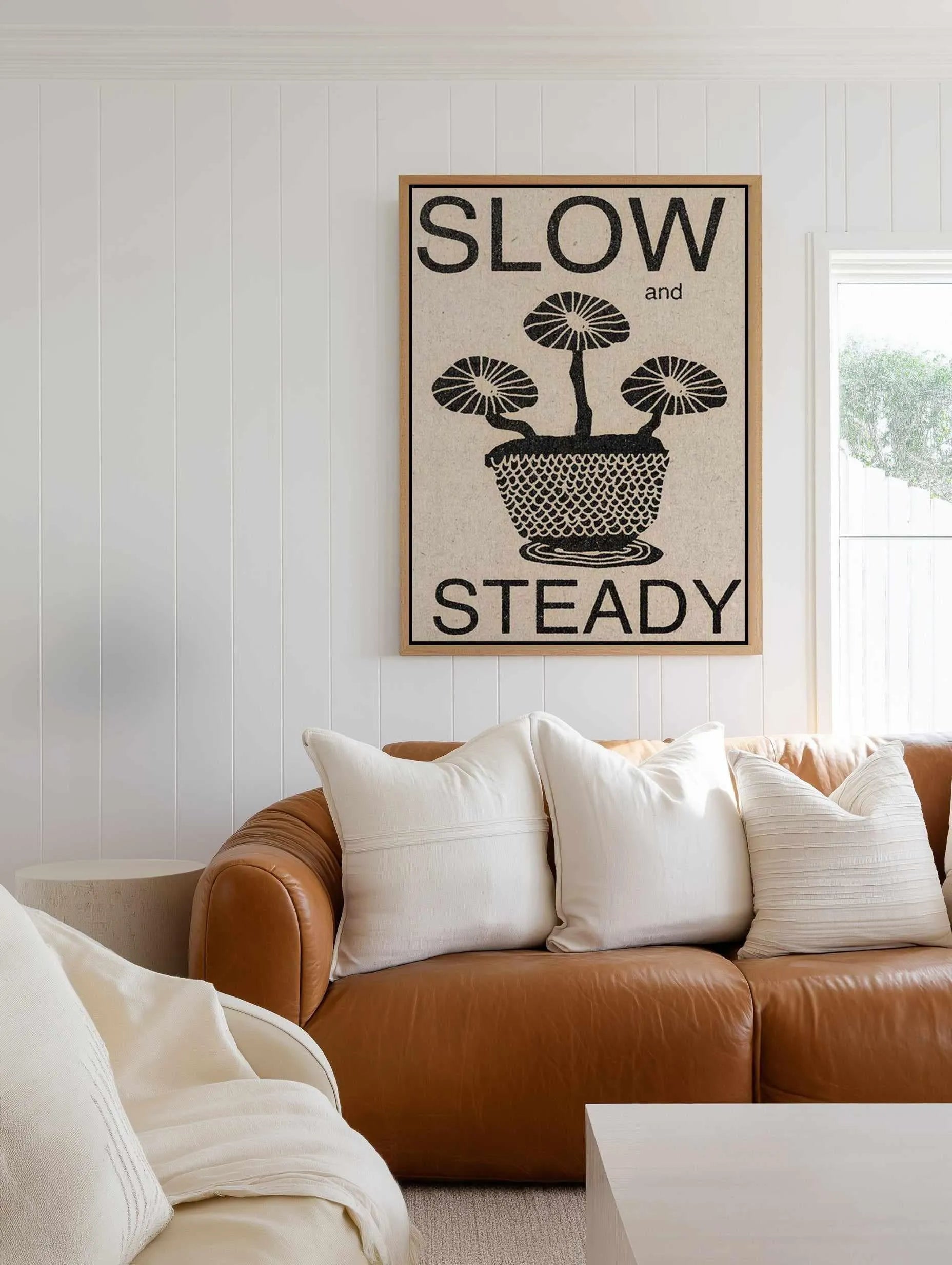 Slow and Steady by David Schmitt | Framed Canvas Art Print from Olive et Oriel where you can shop wallpaper and artworks online