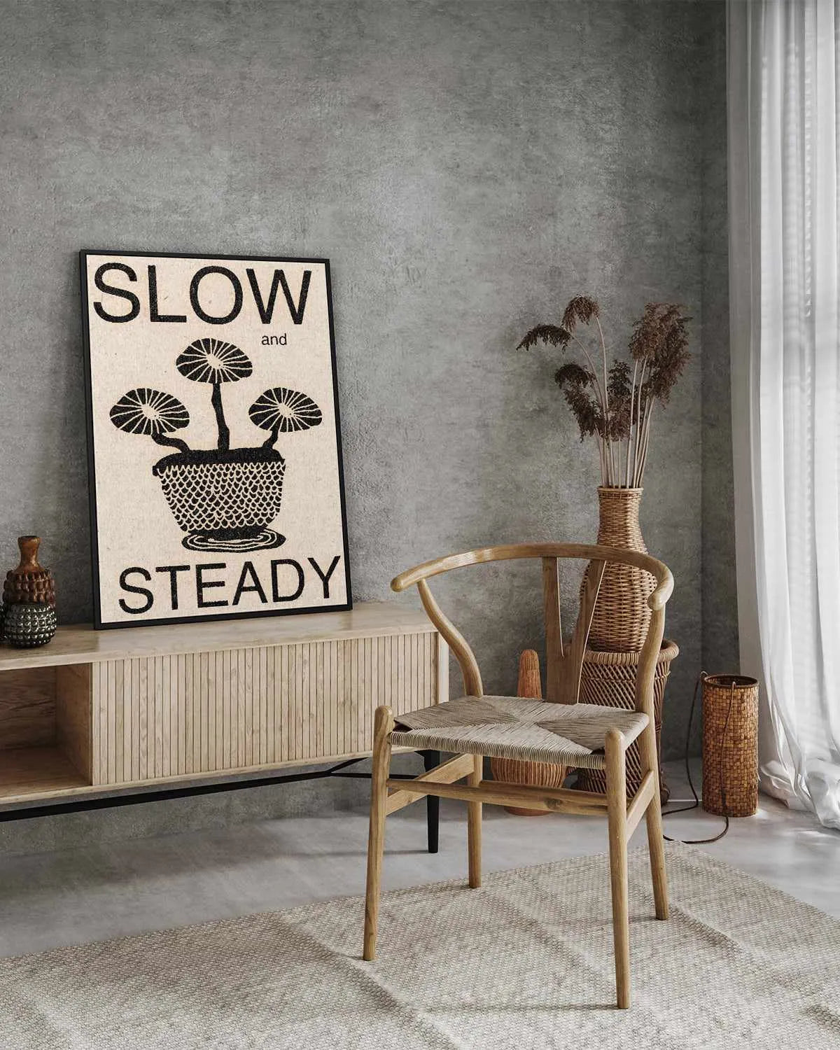 Slow and Steady by David Schmitt | Framed Canvas Art Print from Olive et Oriel where you can shop wallpaper and artworks online