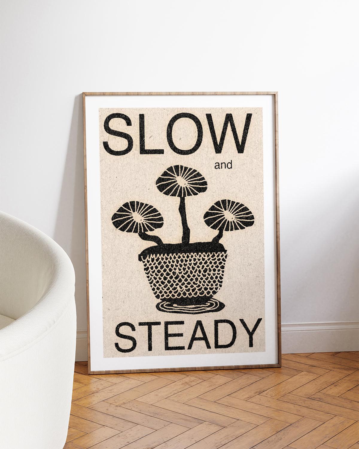 Slow and Steady by David Schmitt Art Print