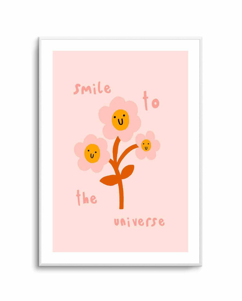 Smile to the Universe | Art Print from Olive et Oriel where you can shop wallpaper and artworks online