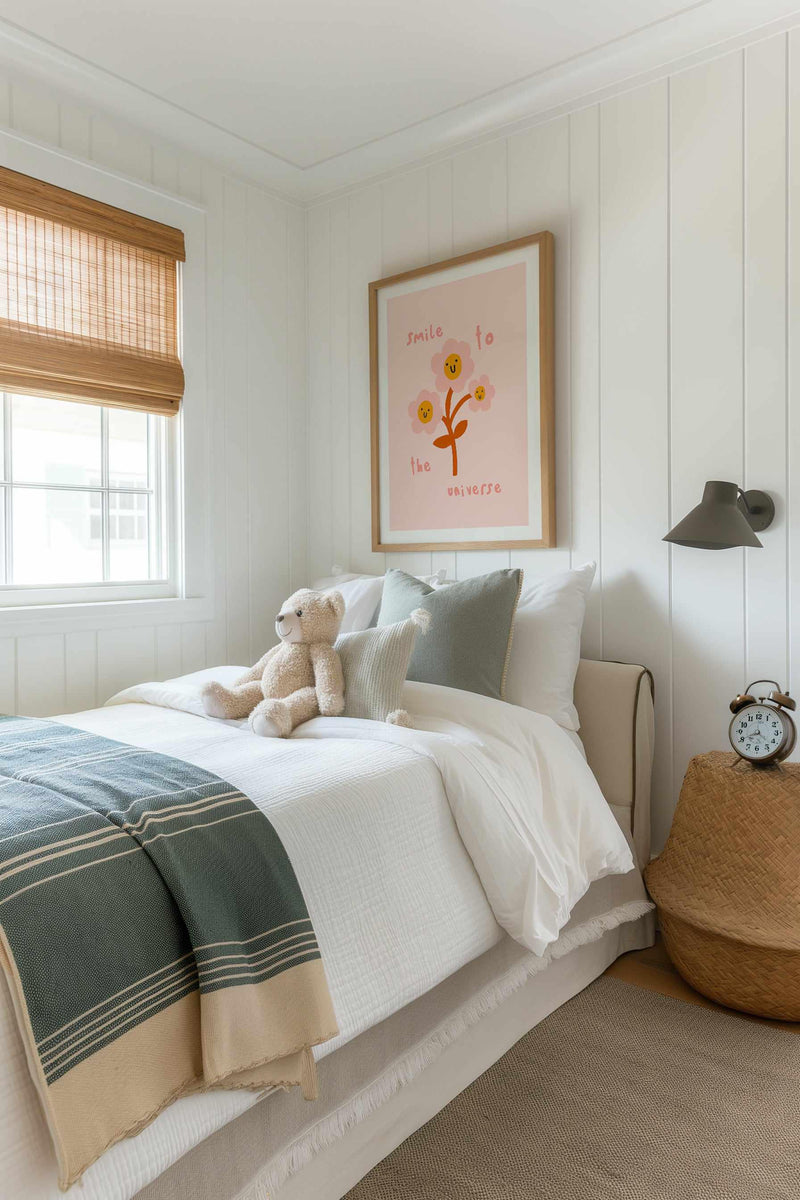 Smile to the Universe | Art Print from Olive et Oriel where you can shop wallpaper and artworks online