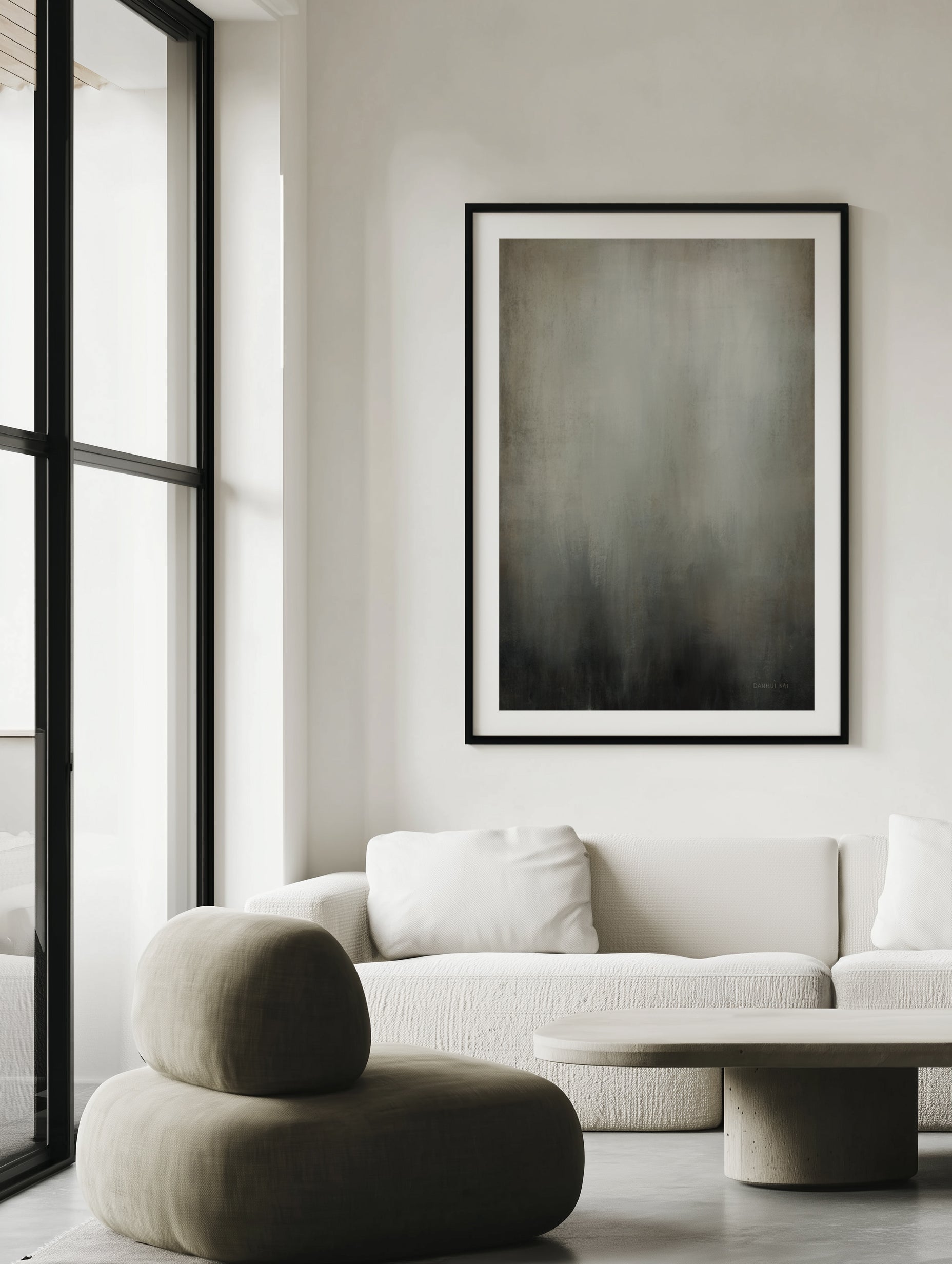 Smoky Abstract by Danhui Nai | Art Print