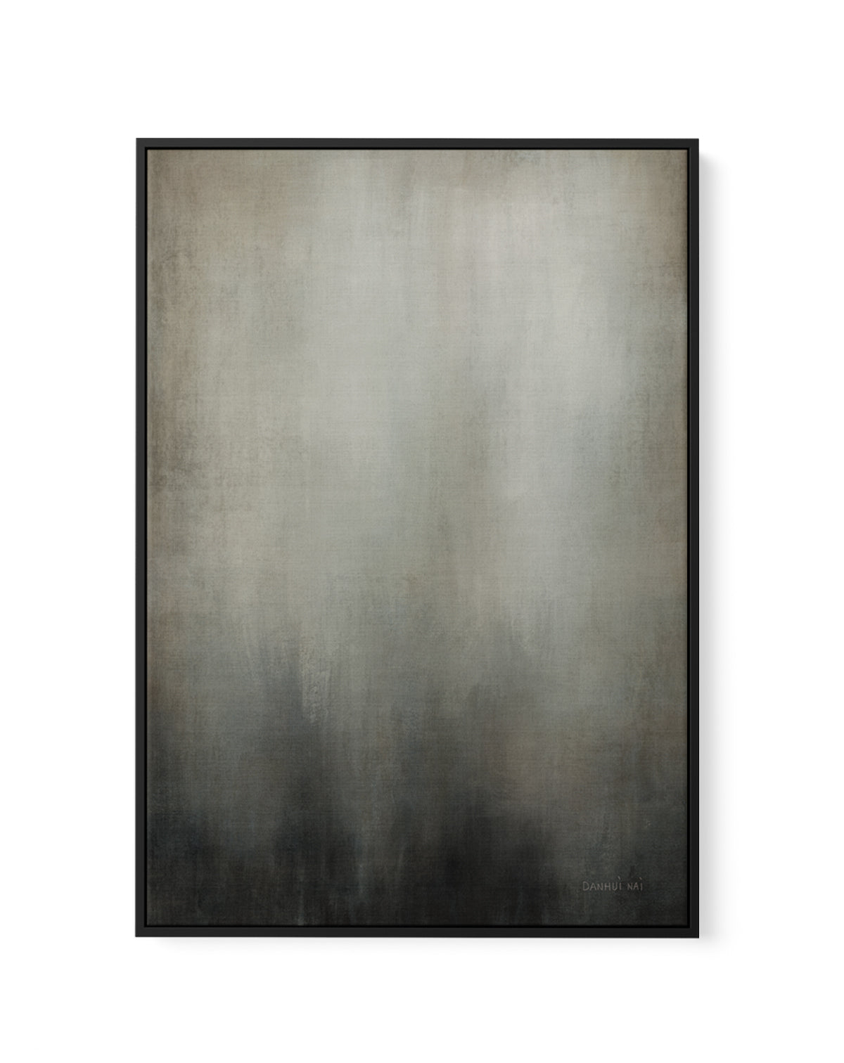 Smoky Abstract | Framed Canvas Art Print