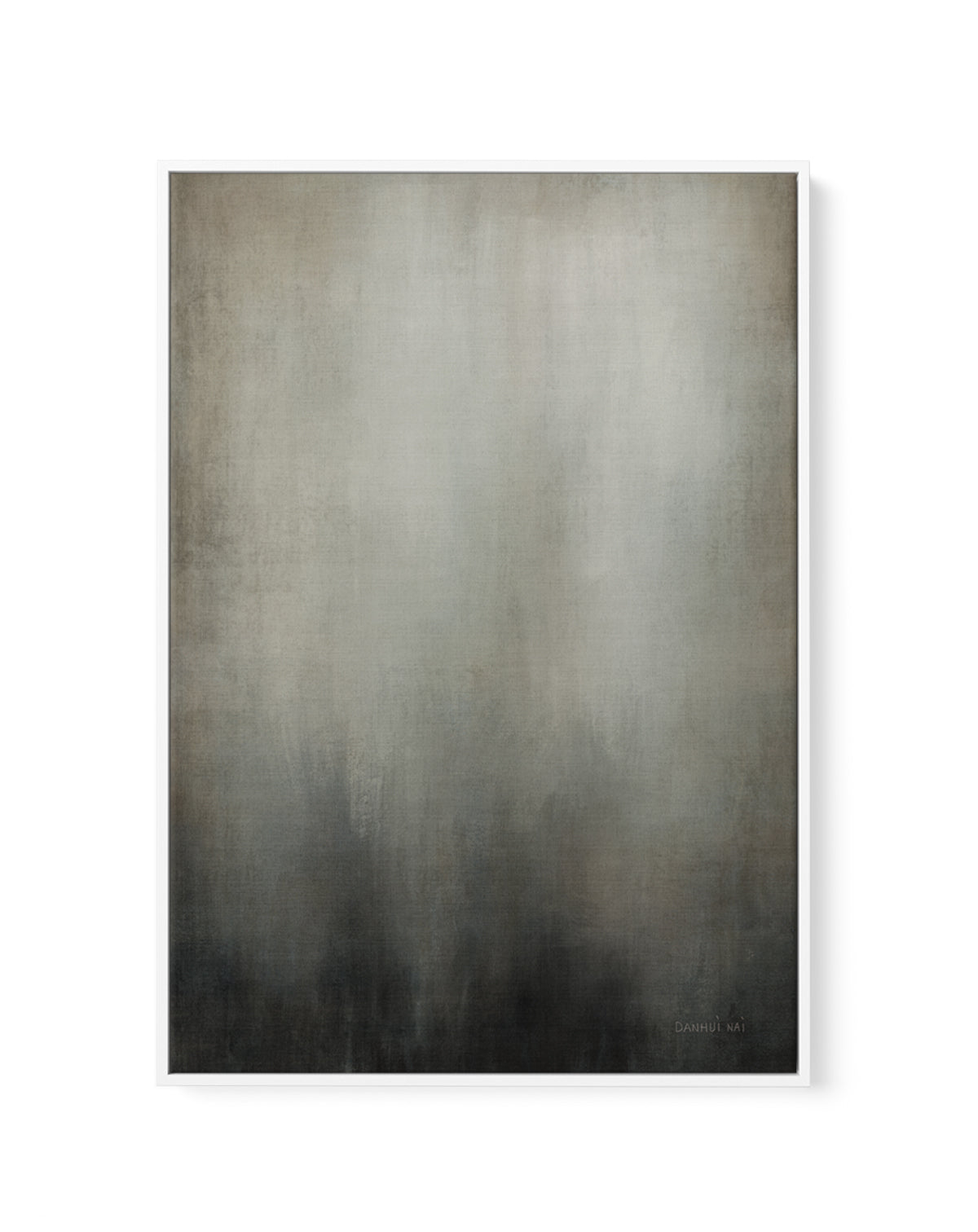 Smoky Abstract | Framed Canvas Art Print