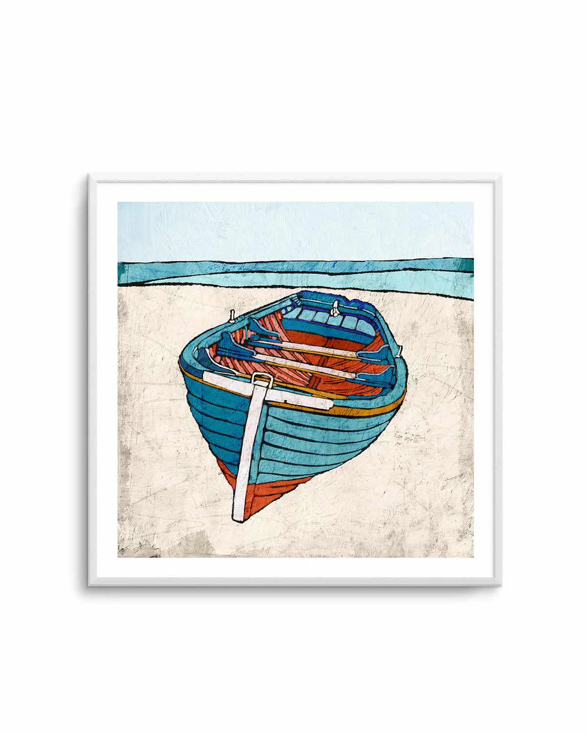 Smooth Sea Art Print from Olive et Oriel where you can shop wallpaper and artworks online