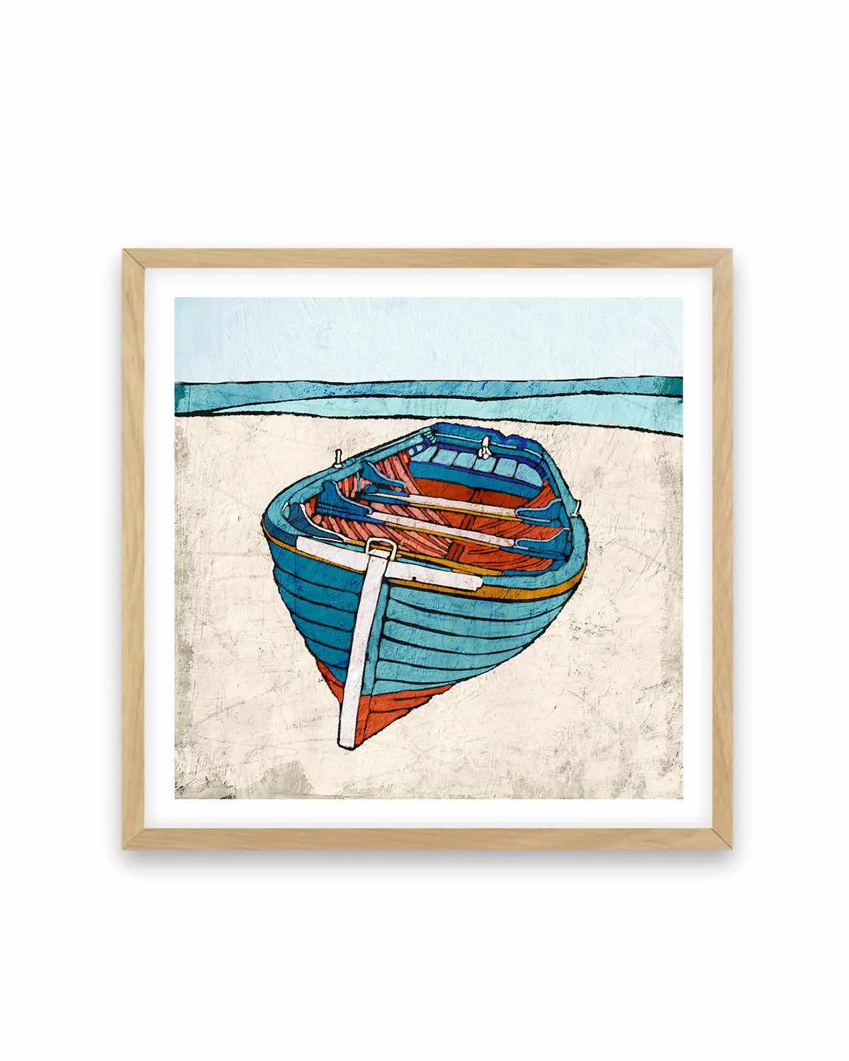 Smooth Sea Art Print from Olive et Oriel where you can shop wallpaper and artworks online