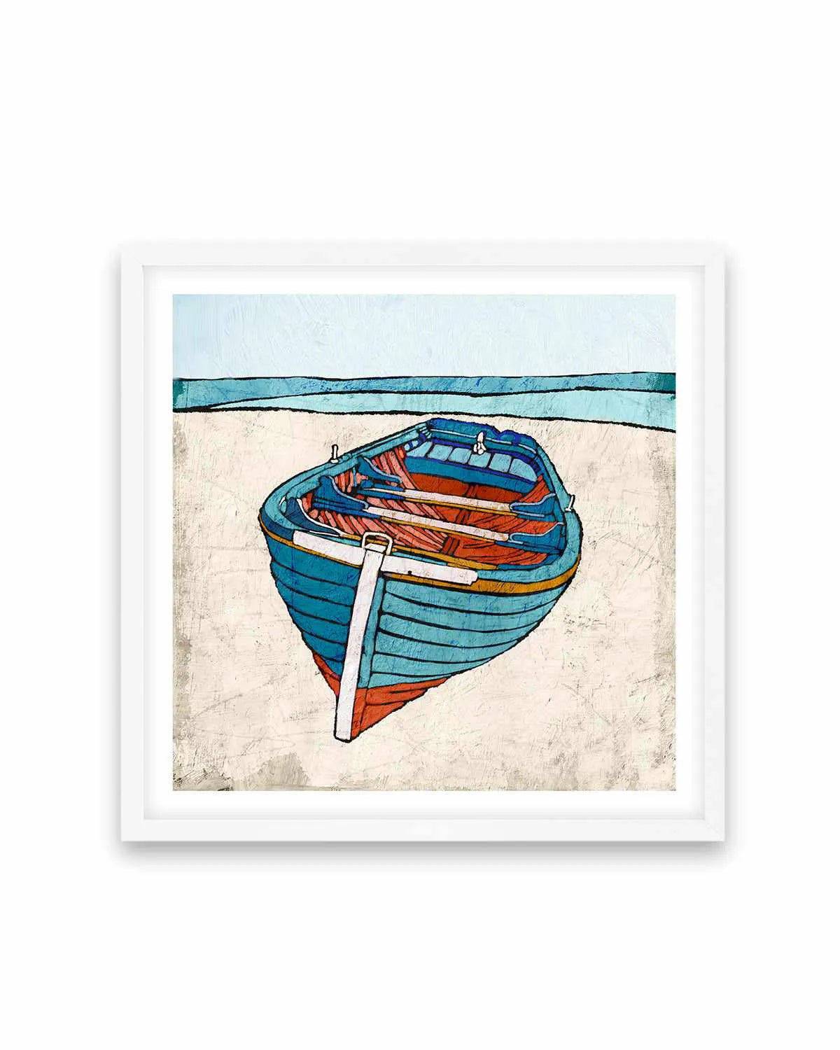 Smooth Sea Art Print from Olive et Oriel where you can shop wallpaper and artworks online