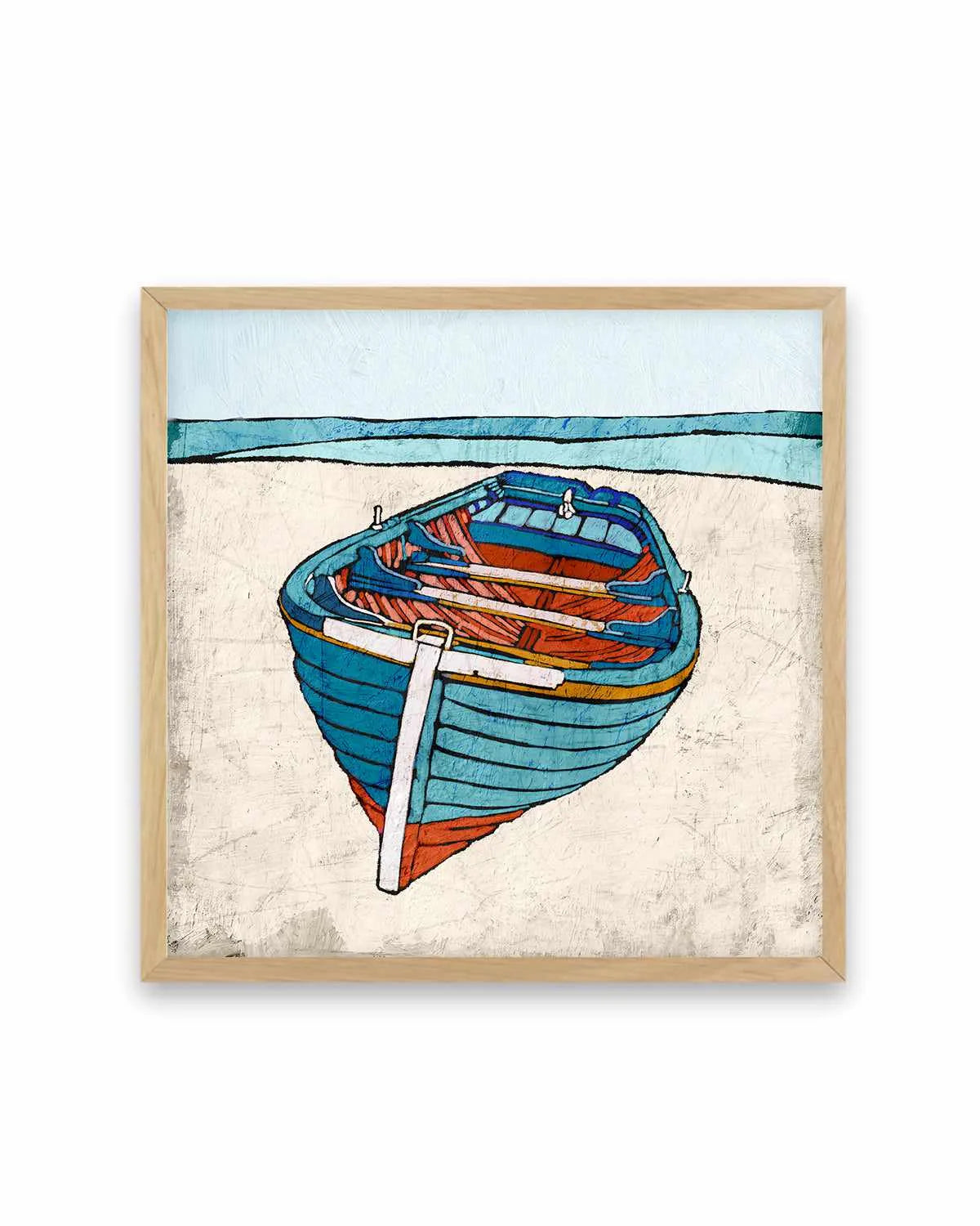 Smooth Sea Art Print from Olive et Oriel where you can shop wallpaper and artworks online