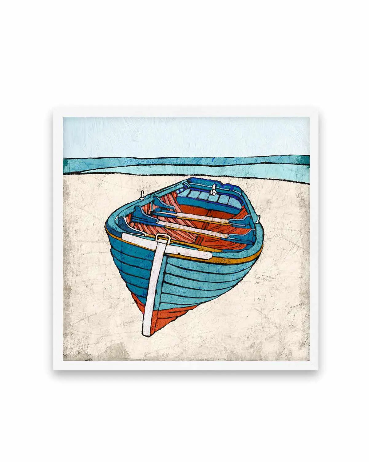 Smooth Sea Art Print from Olive et Oriel where you can shop wallpaper and artworks online