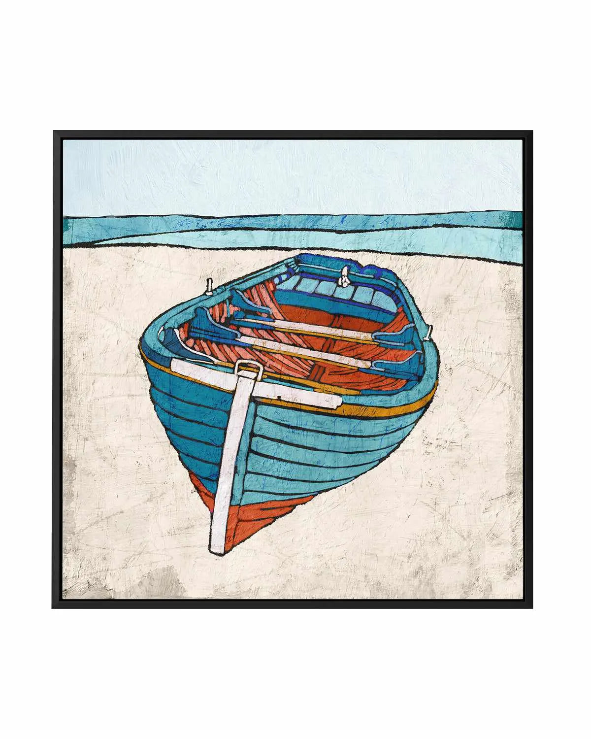 Smooth Sea | Framed Canvas Art Print from Olive et Oriel where you can shop wallpaper and artworks online