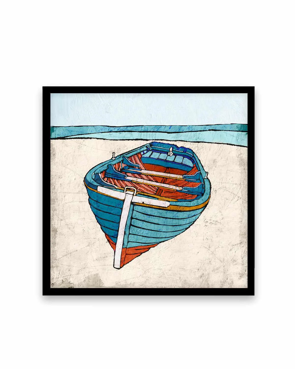 Smooth Sea Art Print from Olive et Oriel where you can shop wallpaper and artworks online