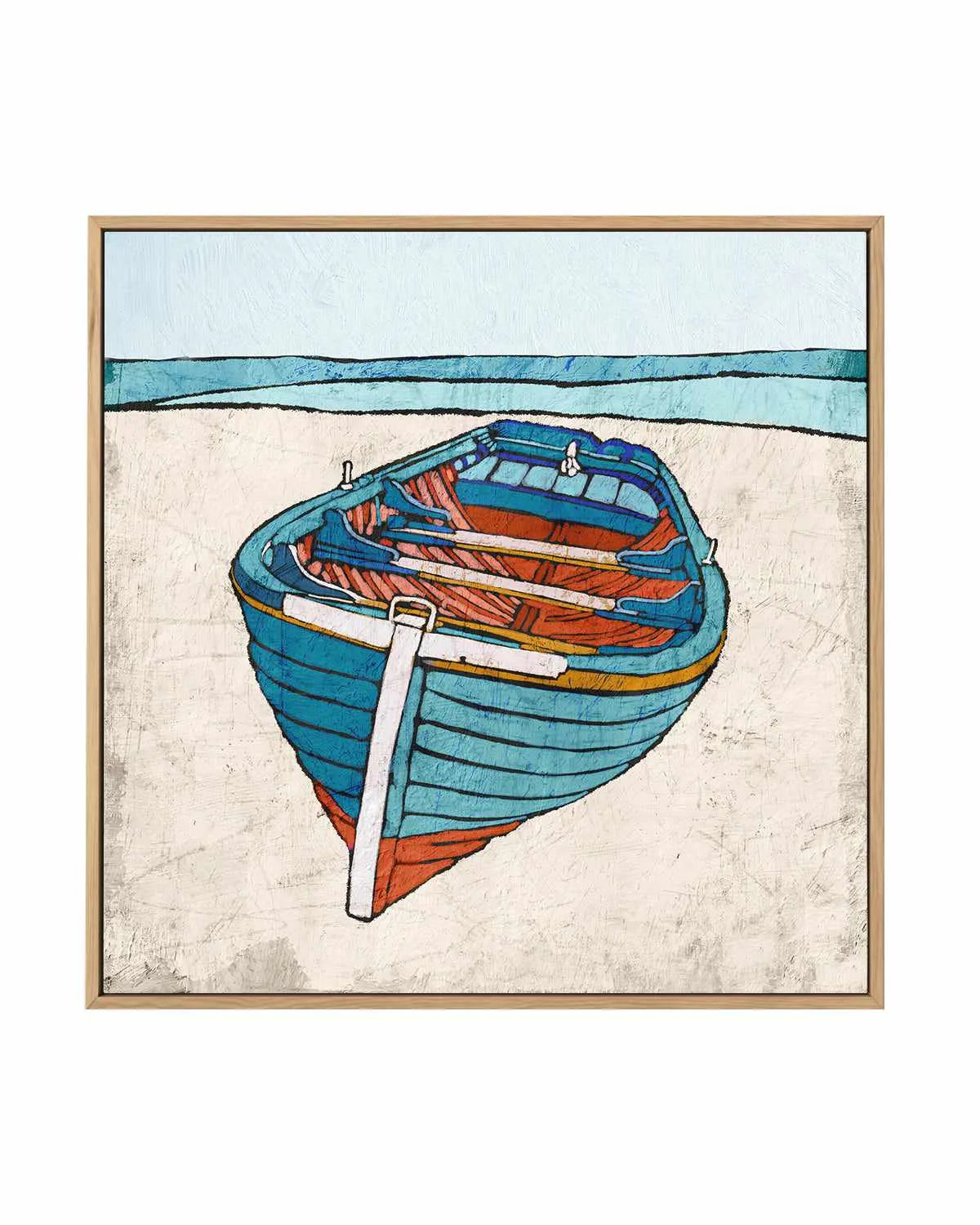 Smooth Sea | Framed Canvas Art Print from Olive et Oriel where you can shop wallpaper and artworks online
