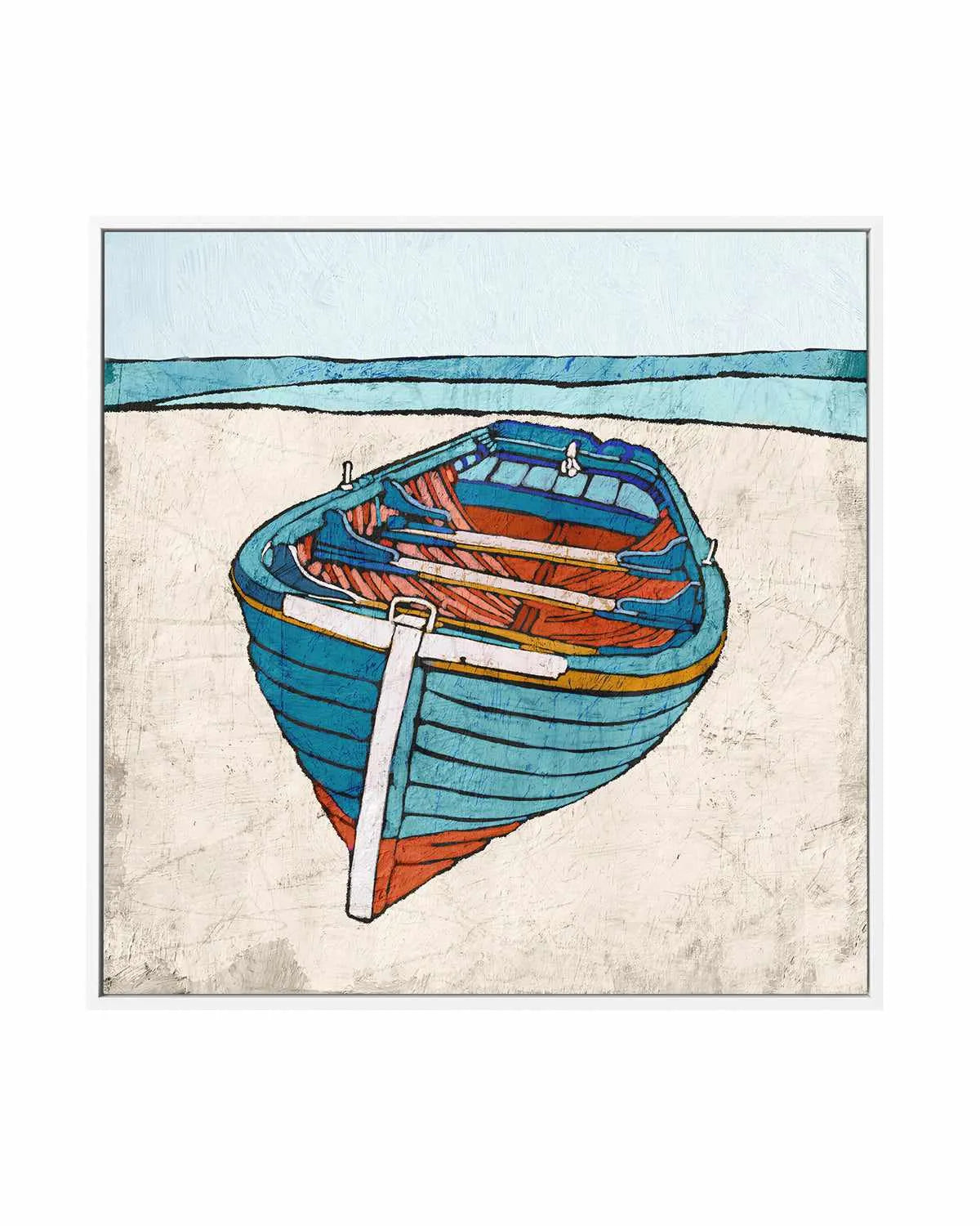 Smooth Sea | Framed Canvas Art Print from Olive et Oriel where you can shop wallpaper and artworks online