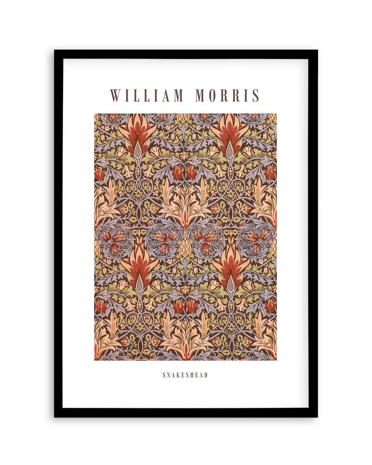 Snakeshead by William Morris Art Print from Olive et Oriel where you can shop wallpaper and artworks online