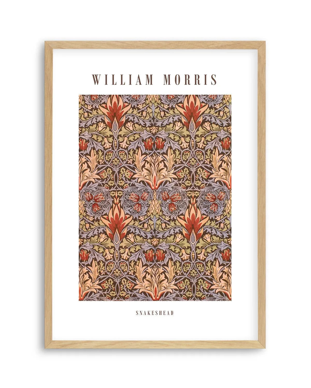 Snakeshead by William Morris Art Print from Olive et Oriel where you can shop wallpaper and artworks online
