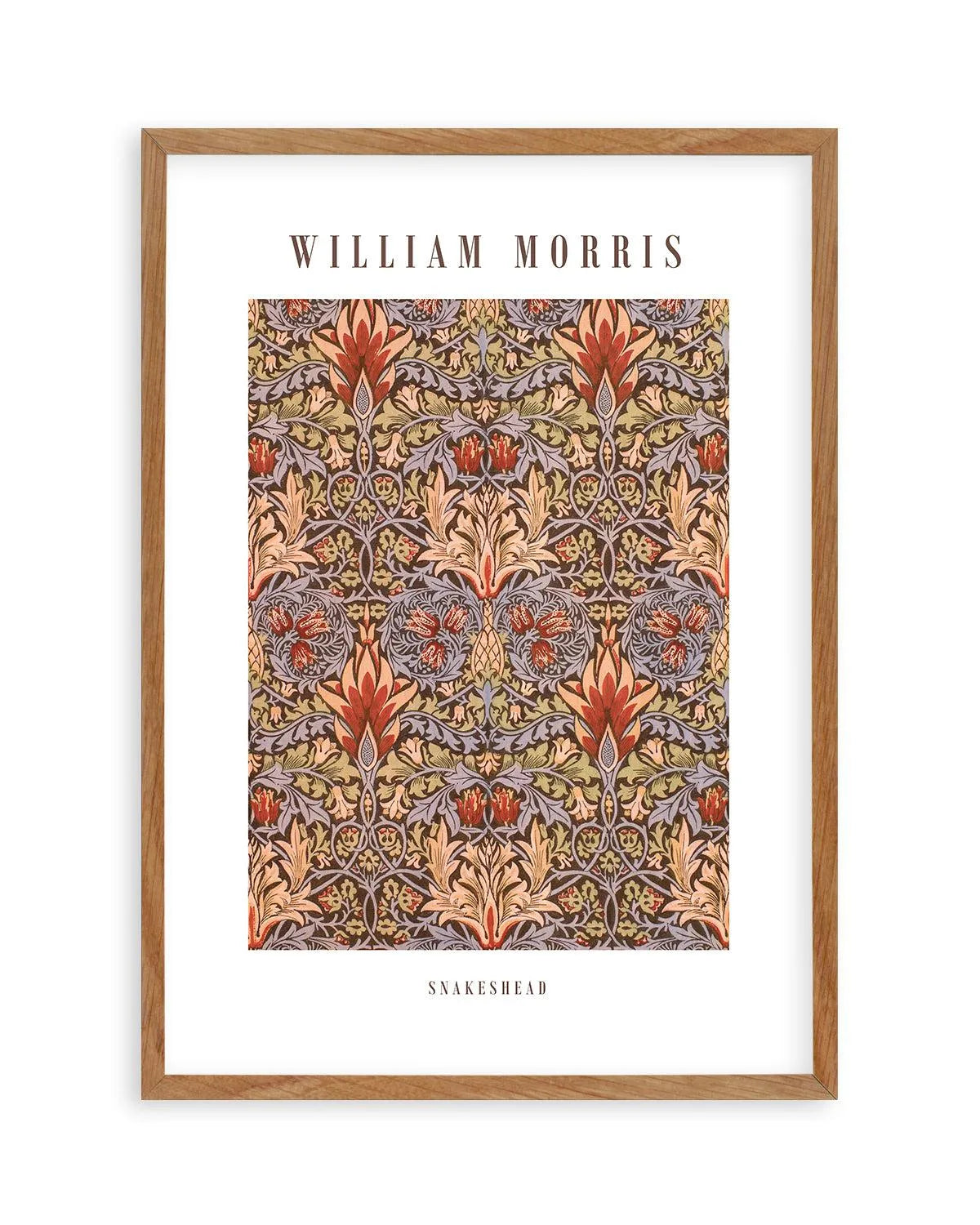 Snakeshead by William Morris Art Print from Olive et Oriel where you can shop wallpaper and artworks online