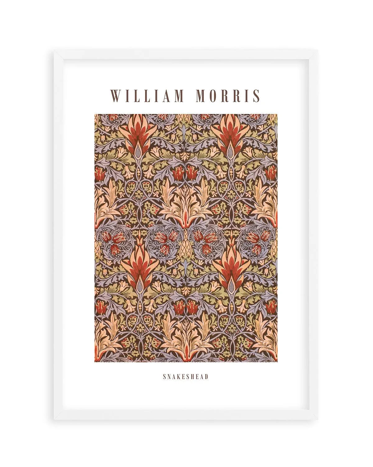 Snakeshead by William Morris Art Print from Olive et Oriel where you can shop wallpaper and artworks online