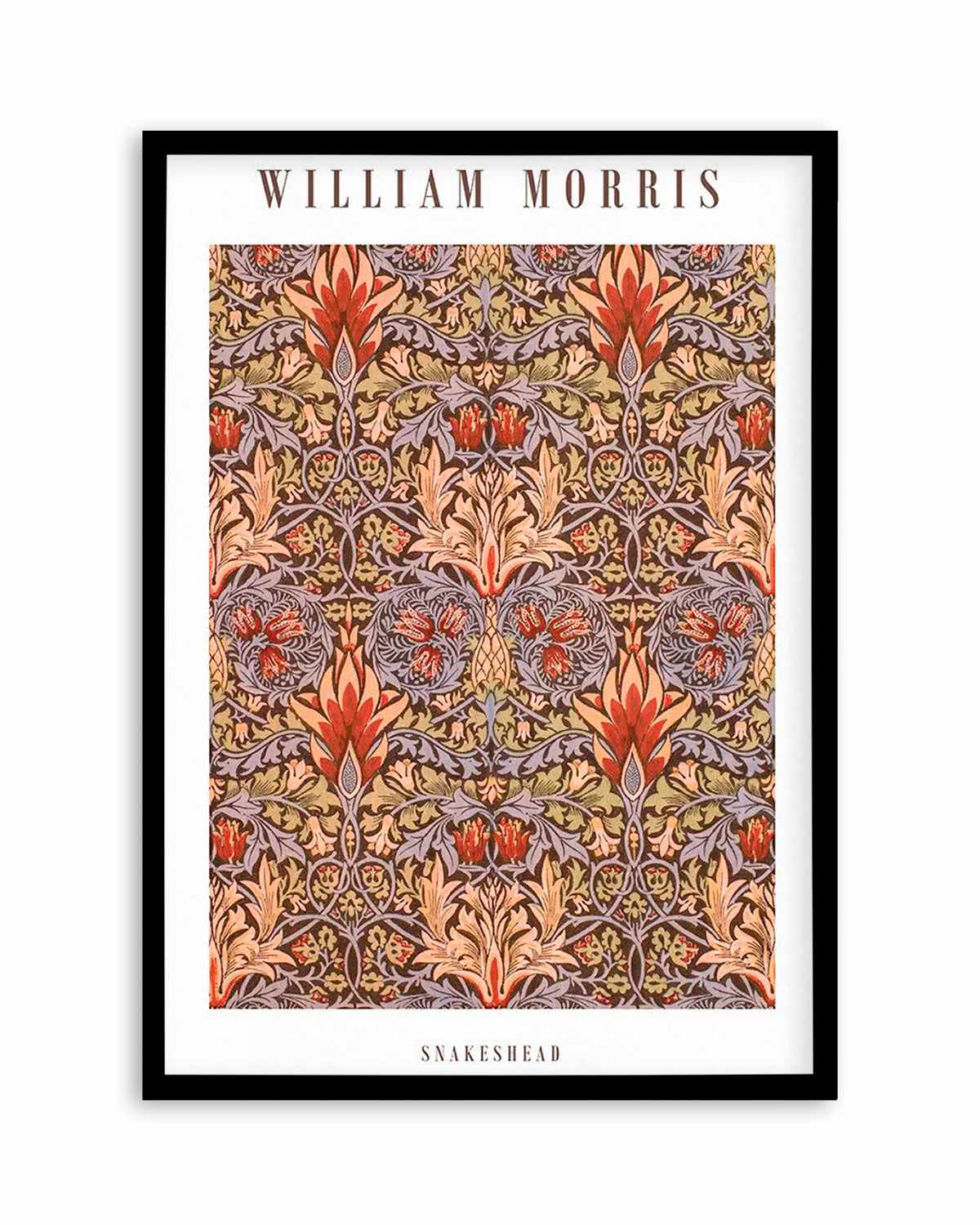 Snakeshead by William Morris Art Print