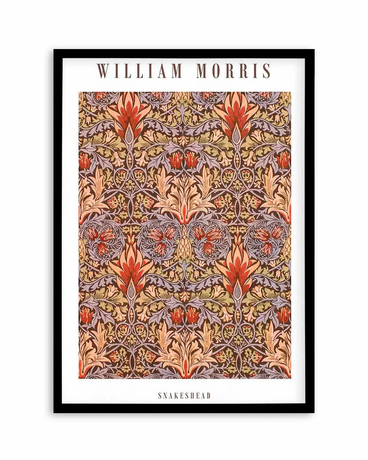 Snakeshead by William Morris Art Print from Olive et Oriel where you can shop wallpaper and artworks online