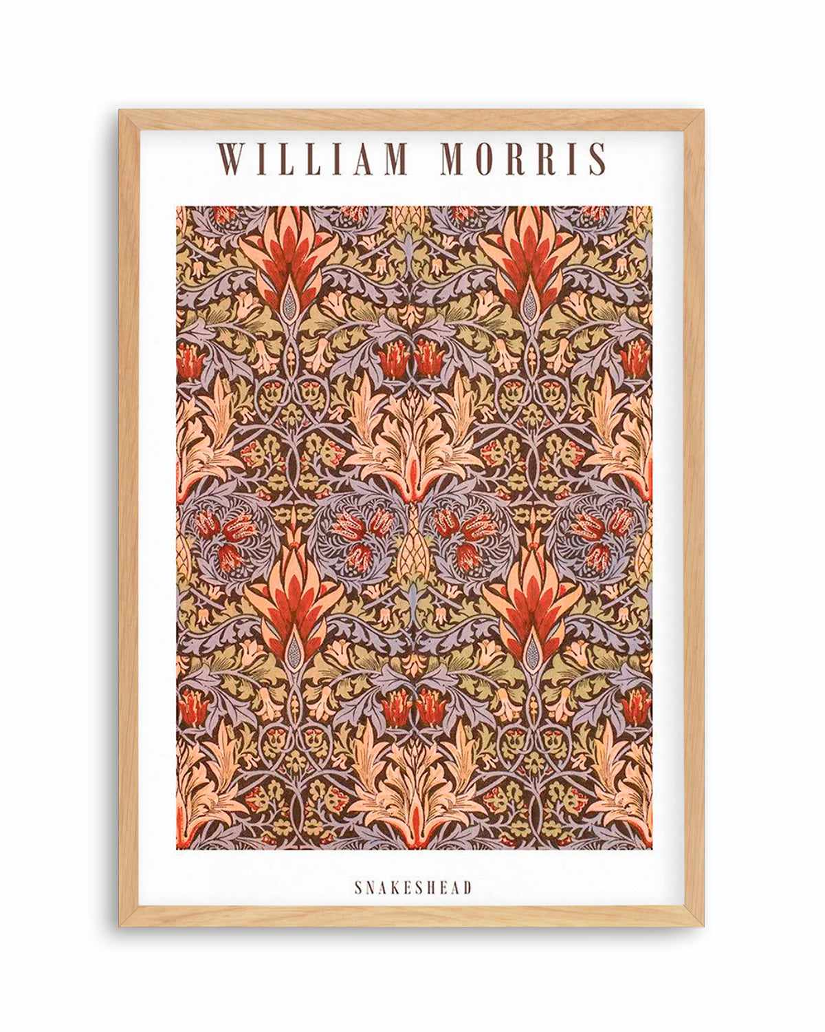 Snakeshead by William Morris Art Print