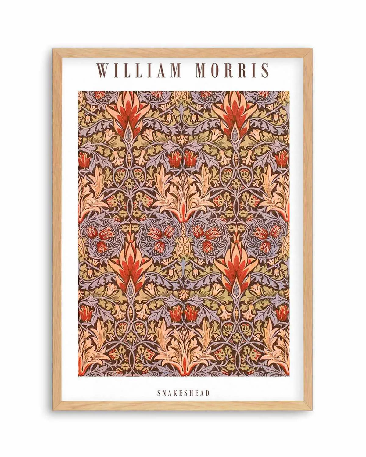 Snakeshead by William Morris Art Print from Olive et Oriel where you can shop wallpaper and artworks online