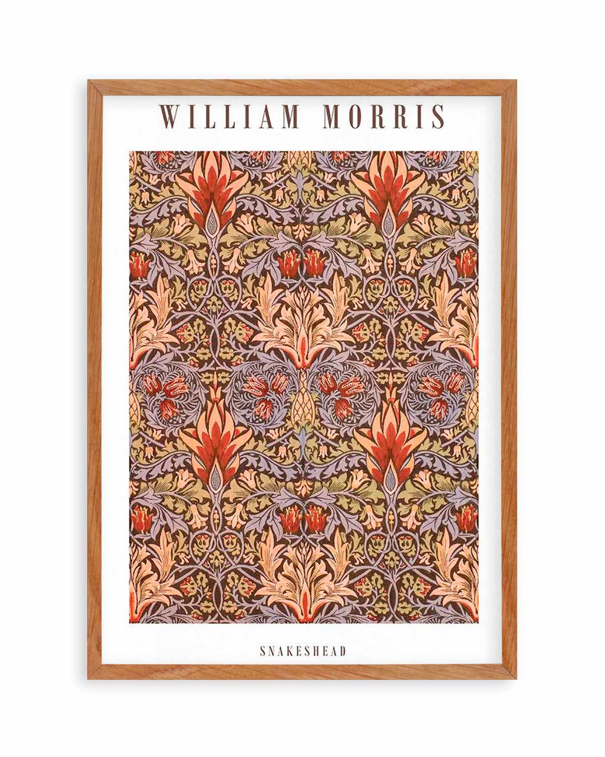 Snakeshead by William Morris Art Print