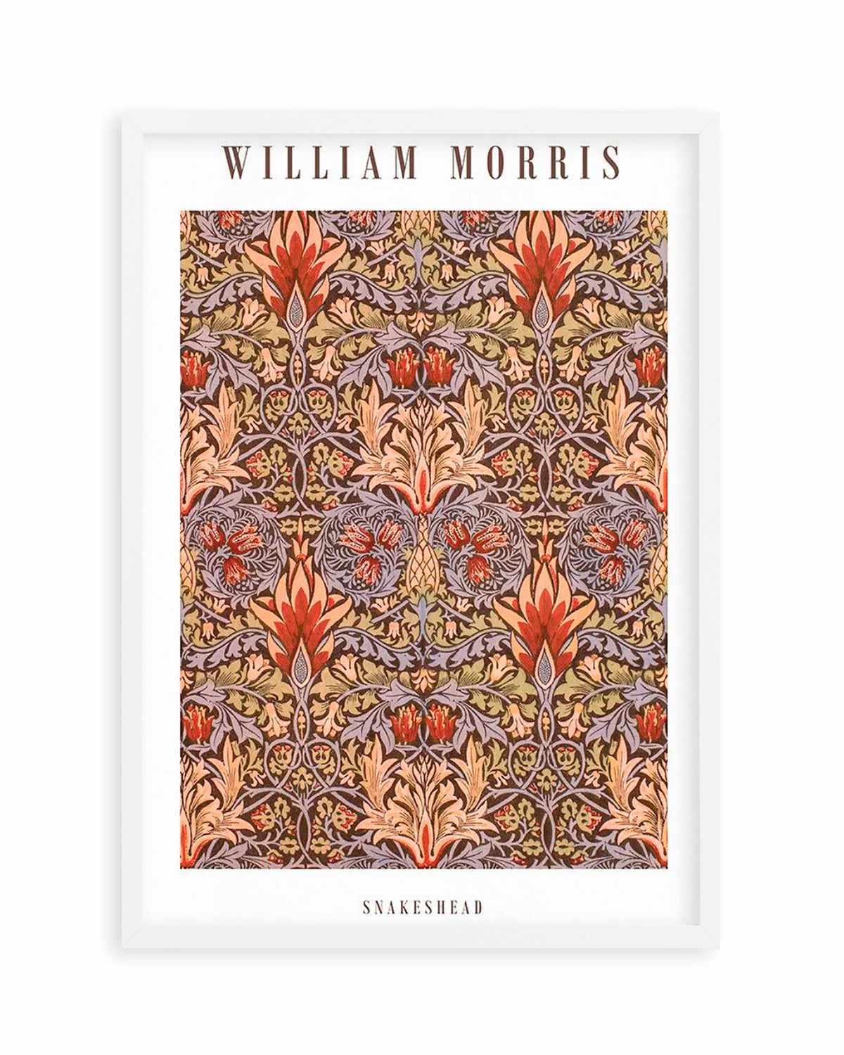 Snakeshead by William Morris Art Print