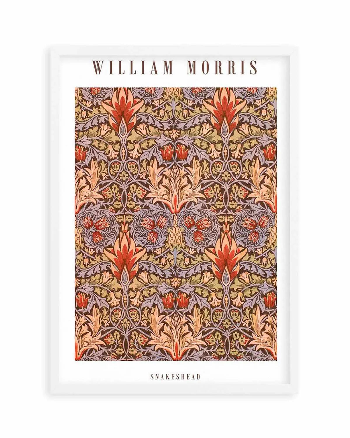 Snakeshead by William Morris Art Print from Olive et Oriel where you can shop wallpaper and artworks online