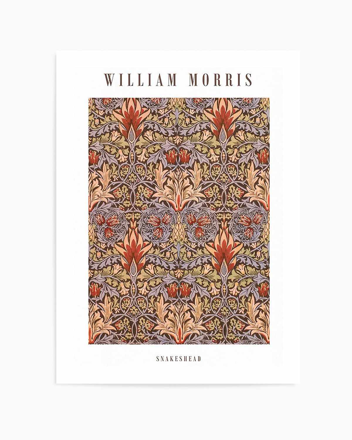 Snakeshead by William Morris Art Print