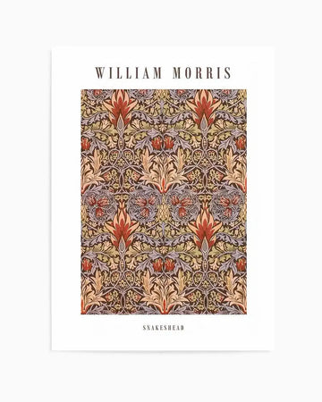 Snakeshead by William Morris Art Print from Olive et Oriel where you can shop wallpaper and artworks online