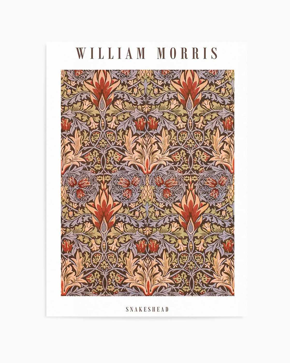 Snakeshead by William Morris Art Print