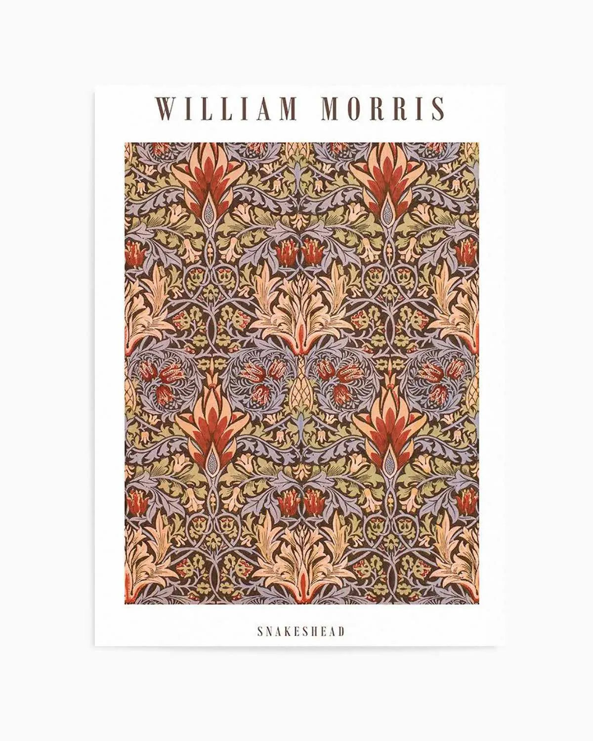 Snakeshead by William Morris Art Print from Olive et Oriel where you can shop wallpaper and artworks online