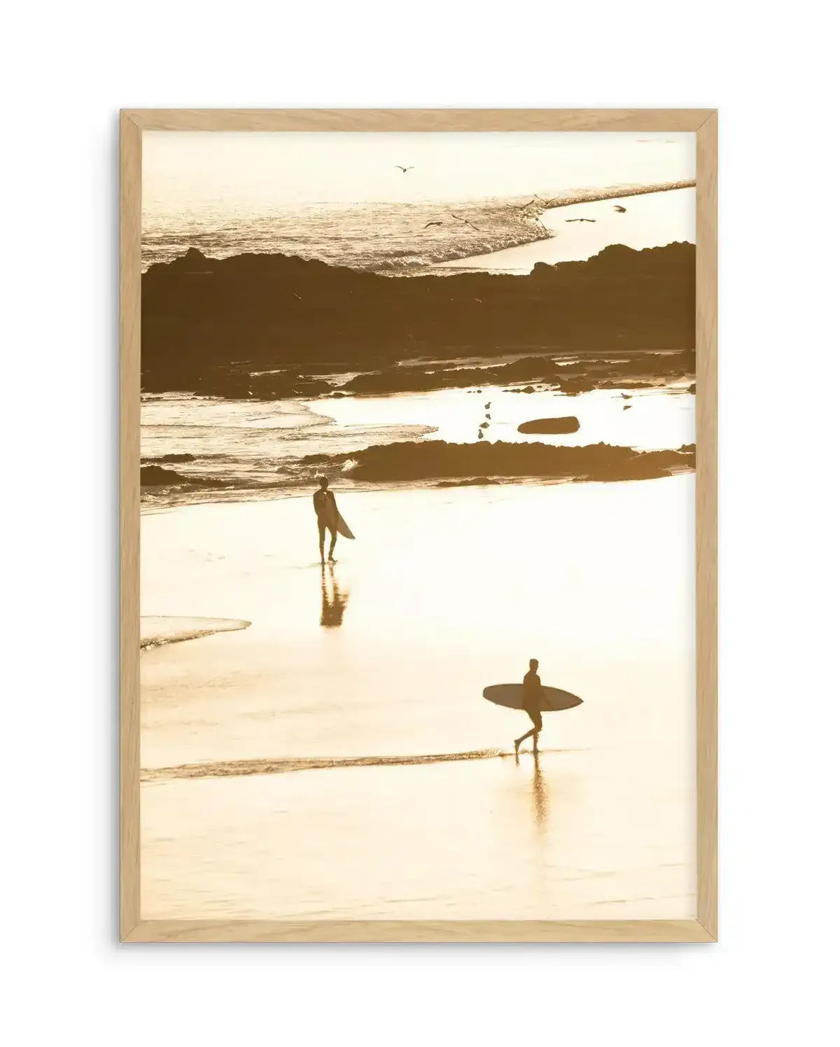 Snapper Rocks Art Work Snapper Rocks II | Queensland Sunset Photographic Beach Wall Art Print ...