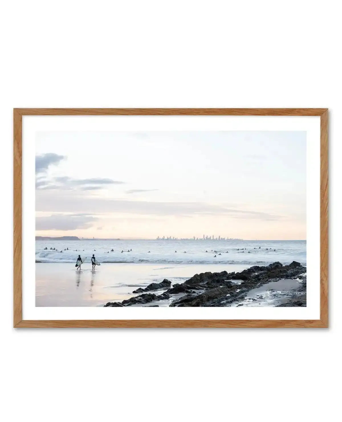 Snapper to Surfers Paradise Art Print-PRINT-Olive et Oriel-Olive et Oriel-50x70 cm | 19.6" x 27.5"-Walnut-With White Border-Buy-Australian-Art-Prints-Online-with-Olive-et-Oriel-Your-Artwork-Specialists-Austrailia-Decorate-With-Coastal-Photo-Wall-Art-Prints-From-Our-Beach-House-Artwork-Collection-Fine-Poster-and-Framed-Artwork