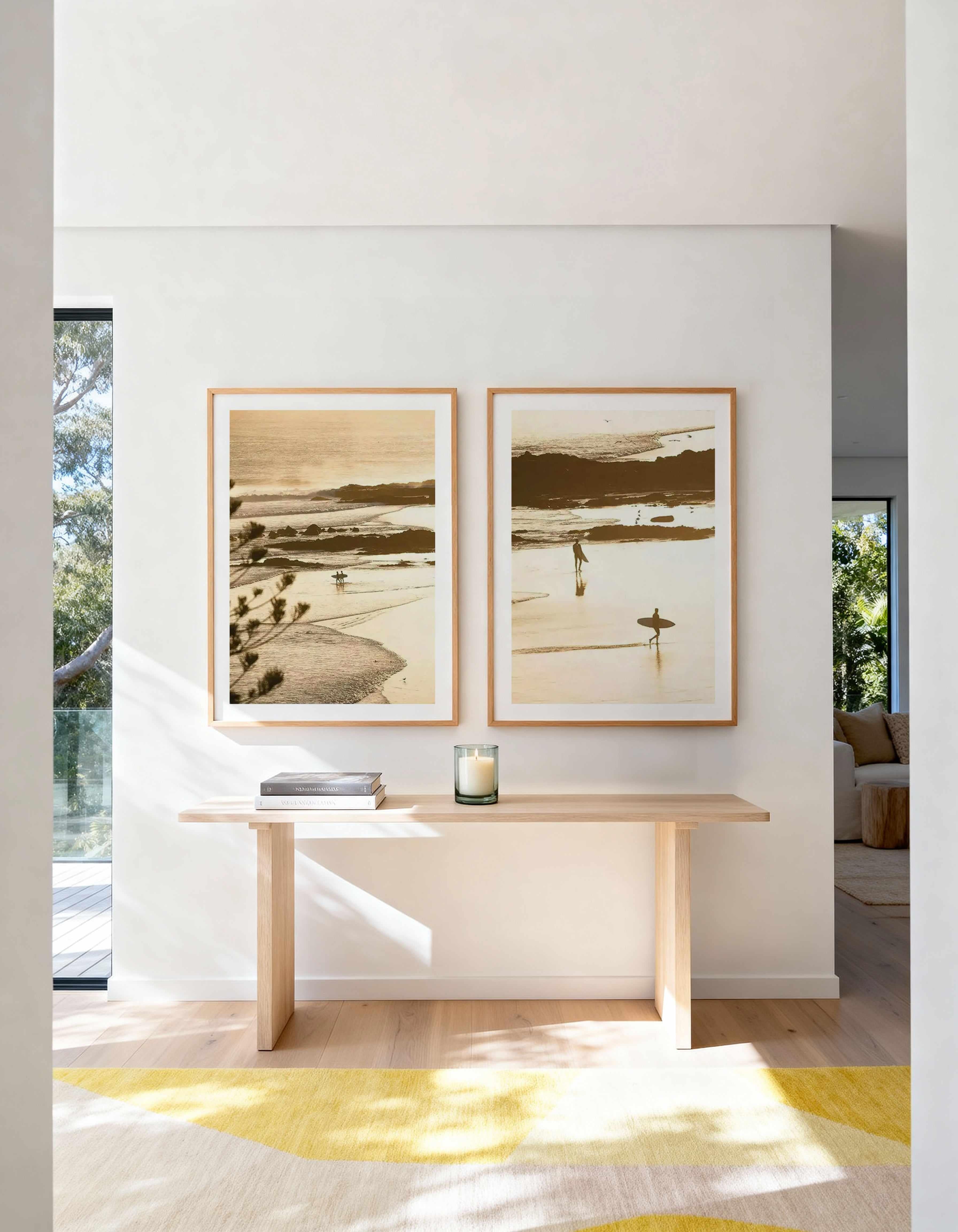 Snapper Rocks I & II Art Print Set of 2 | Matching Wall Art from Olive et Oriel where you can shop wallpaper and artworks online
