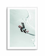 Snow Climb by Marina Brisset Art Print