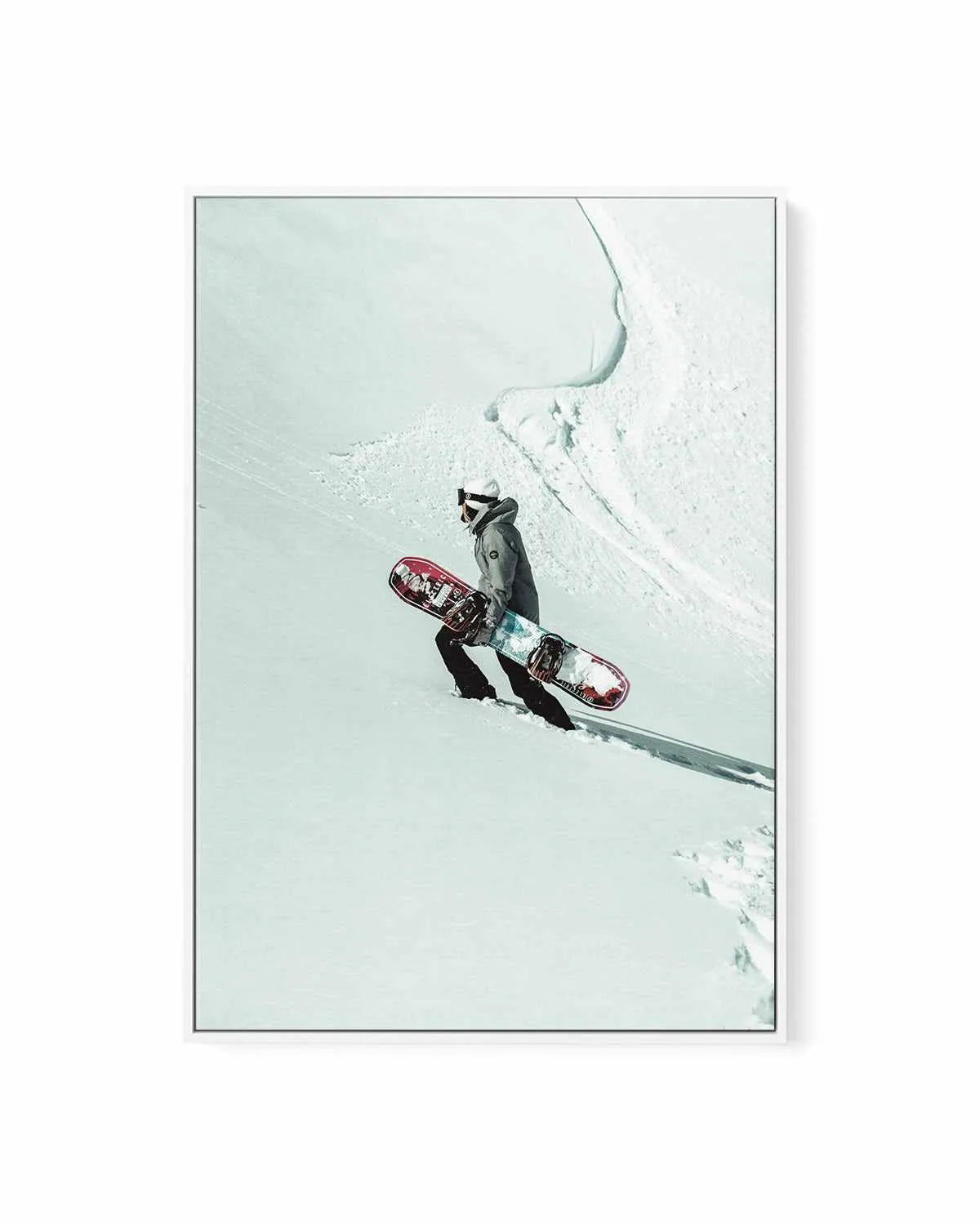 Snow Climb by Marina Brisset | Framed Canvas Art Print from Olive et Oriel where you can shop wallpaper and artworks online