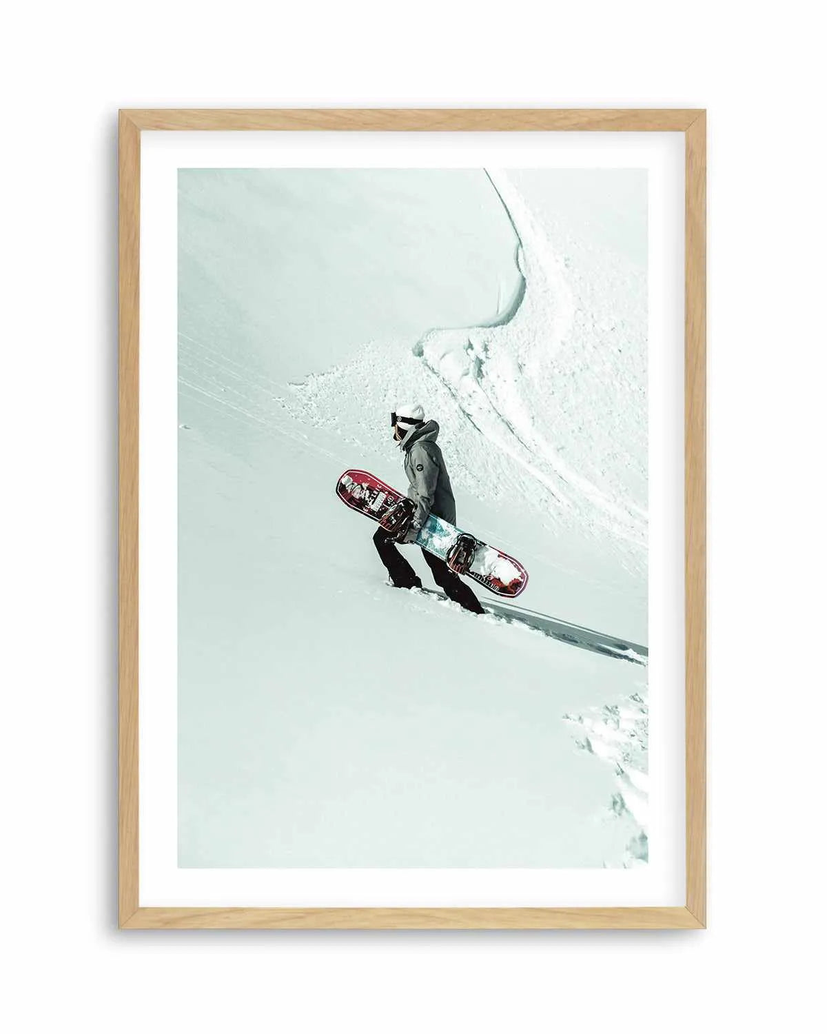 Snow Climb by Marina Brisset Art Print from Olive et Oriel where you can shop wallpaper and artworks online