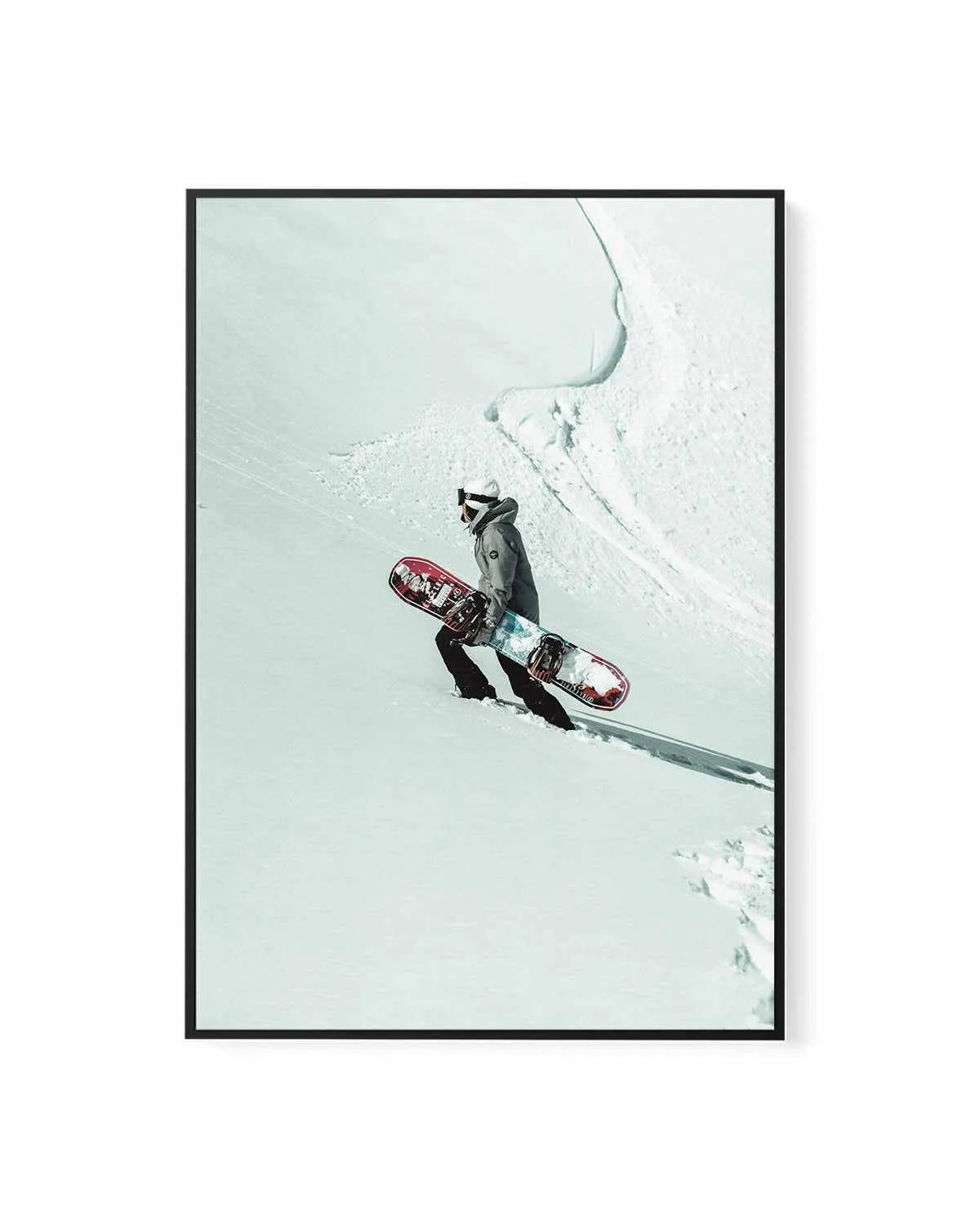 Snow Climb by Marina Brisset | Framed Canvas Art Print from Olive et Oriel where you can shop wallpaper and artworks online